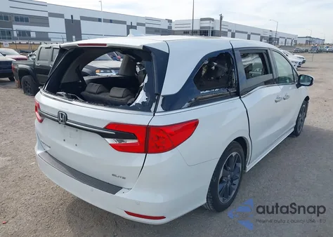 2022 Honda Odyssey Elite z USA, uszkodzony, nr VIN 5FNRL6H97NB062959